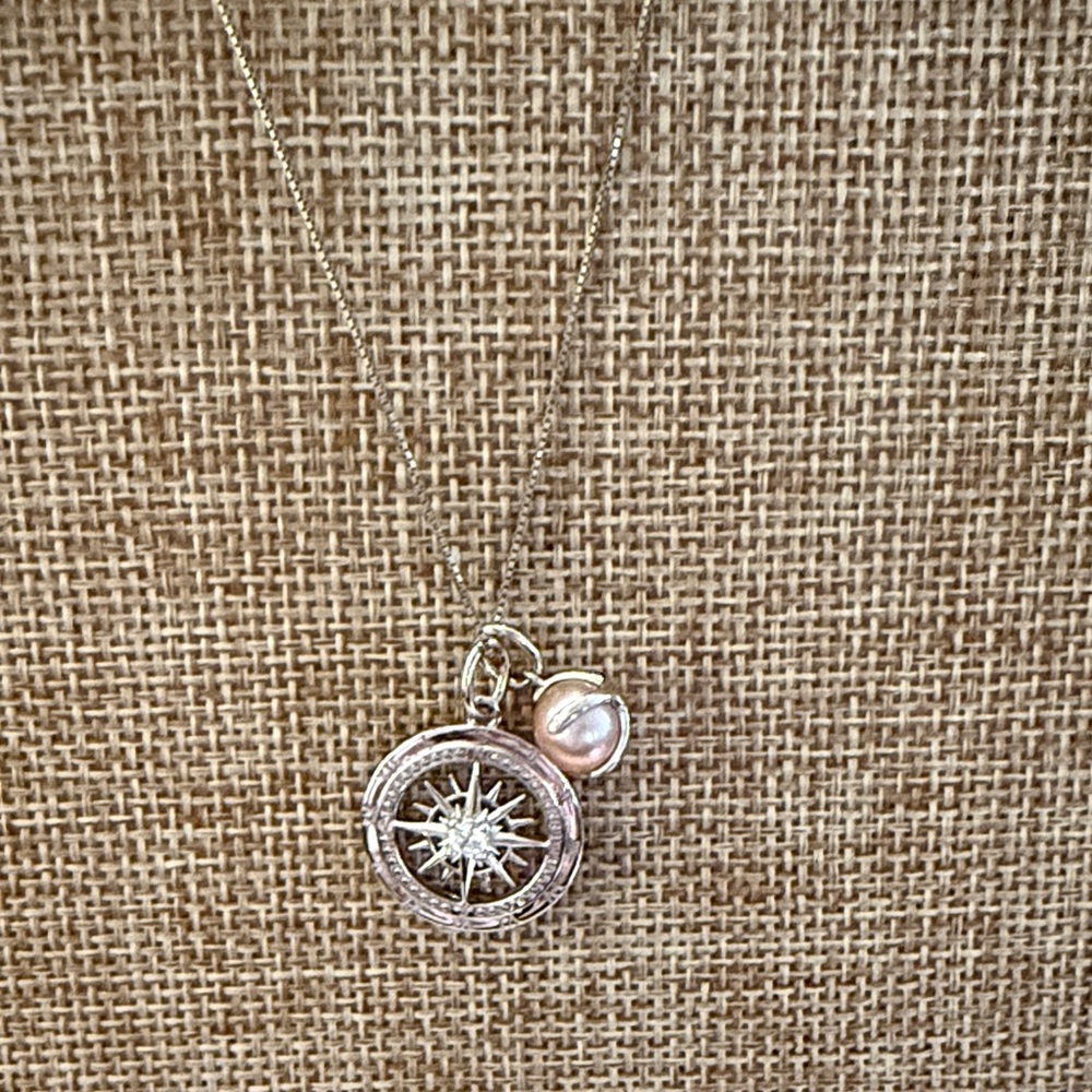 Silver New Horizan Pendant Necklace
